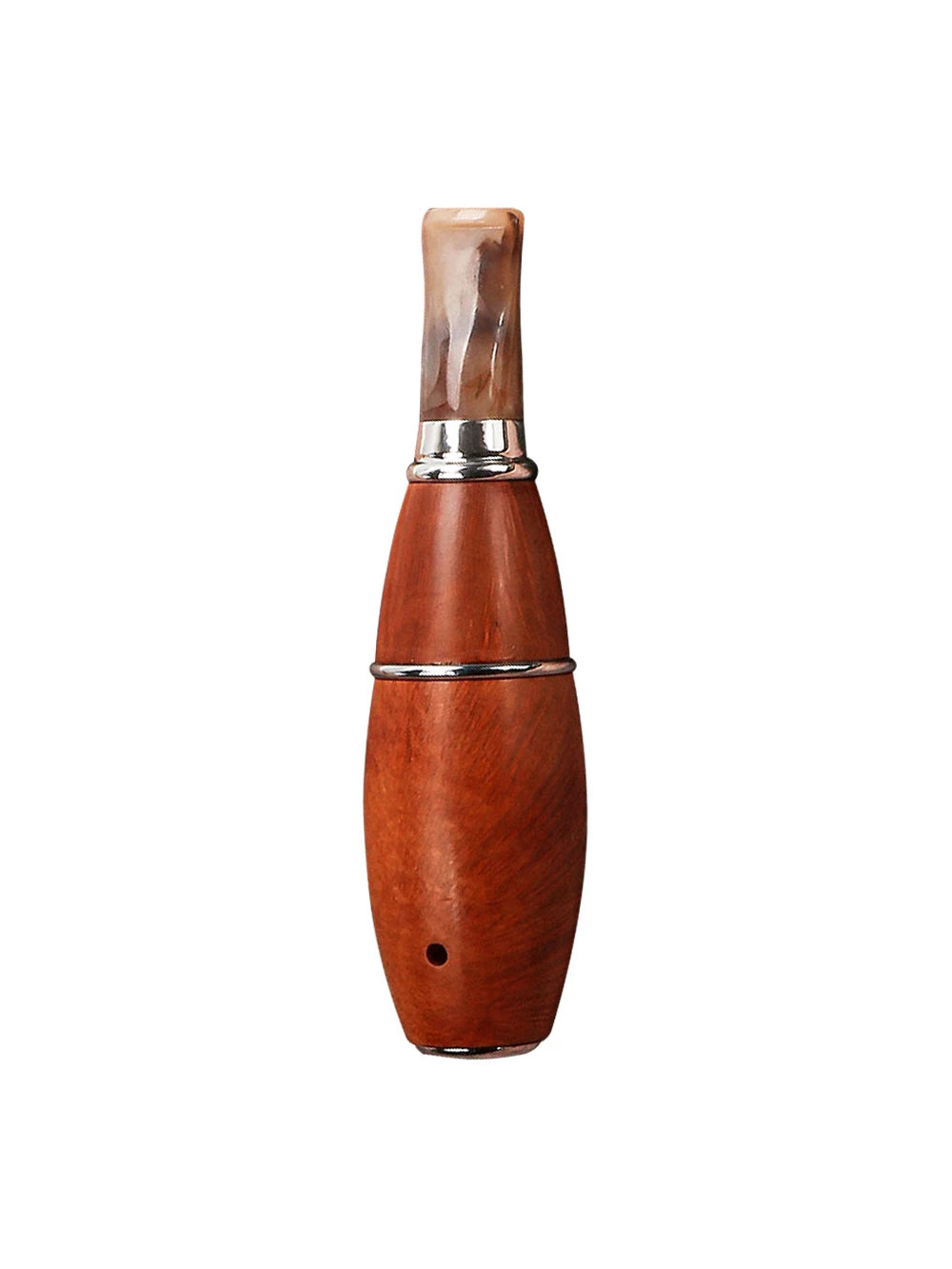 Cachimbo de Charuto Portátil de Alta Qualidade em Madeira de Cerejeira, Design Zeppelin, Presente Premium, Estilo Reto, Impor...