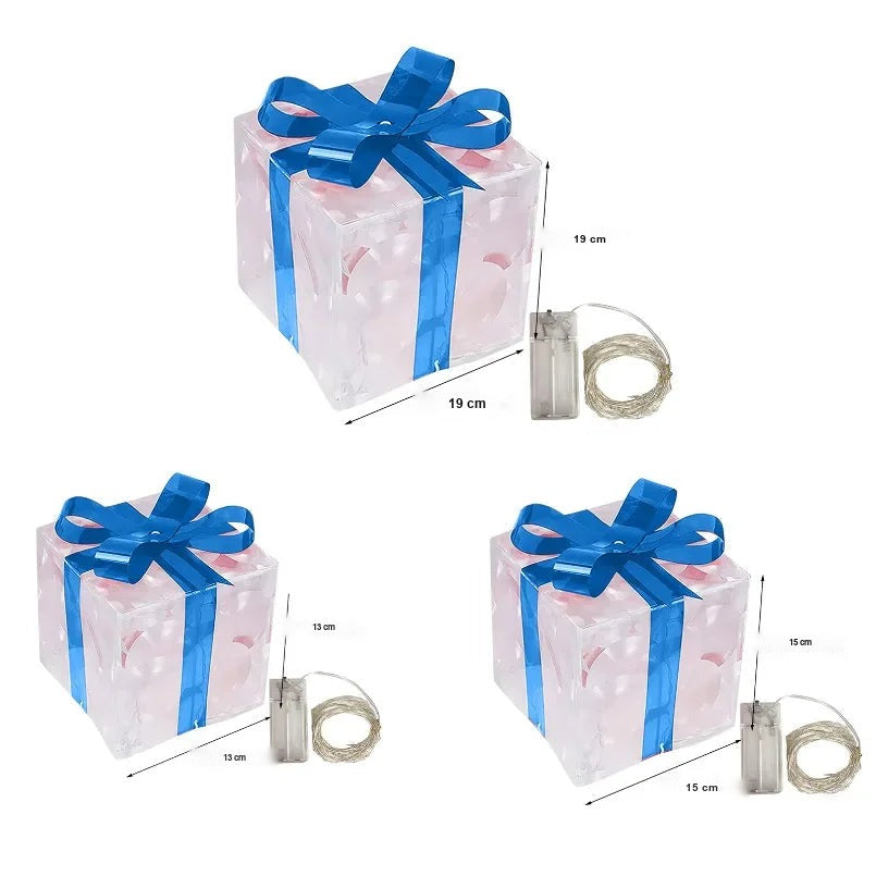 Caixas de Presente Decorativas Iluminadas