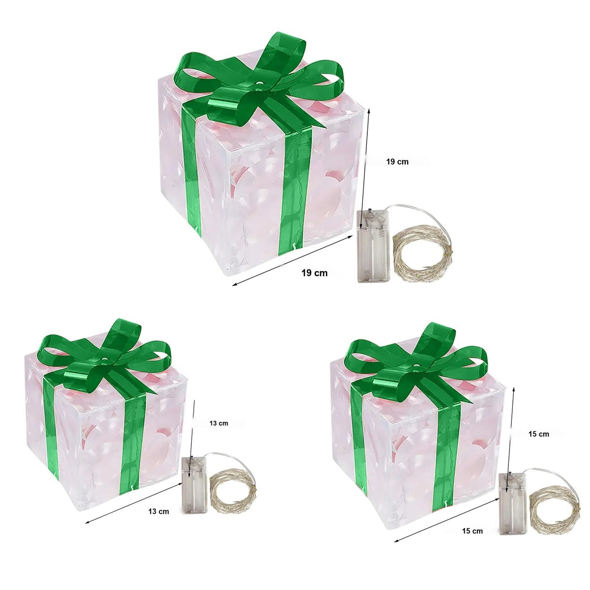 Caixas de Presente Decorativas Iluminadas