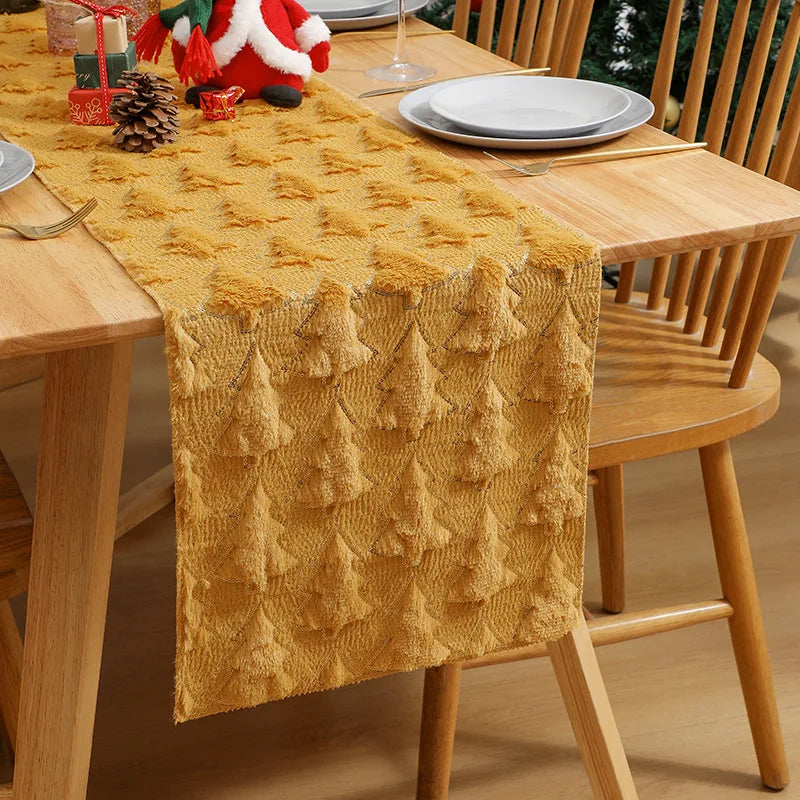 Caminho de Mesa Natalino com Lantejoulas