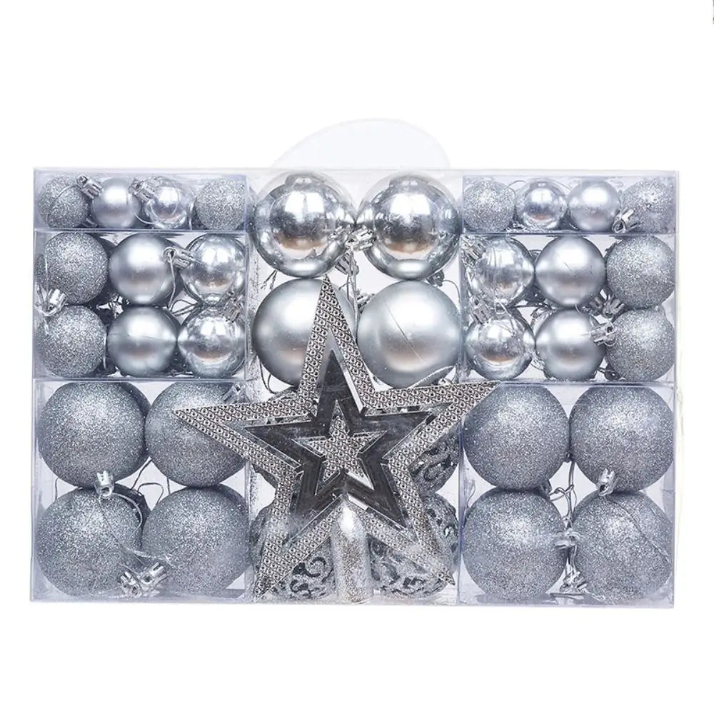 Kit 100 Bolas de Natal Elegance