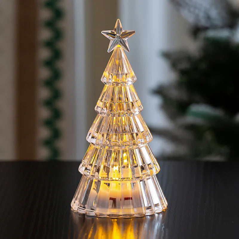 Mini Árvore Cristal Iluminada 15 cm