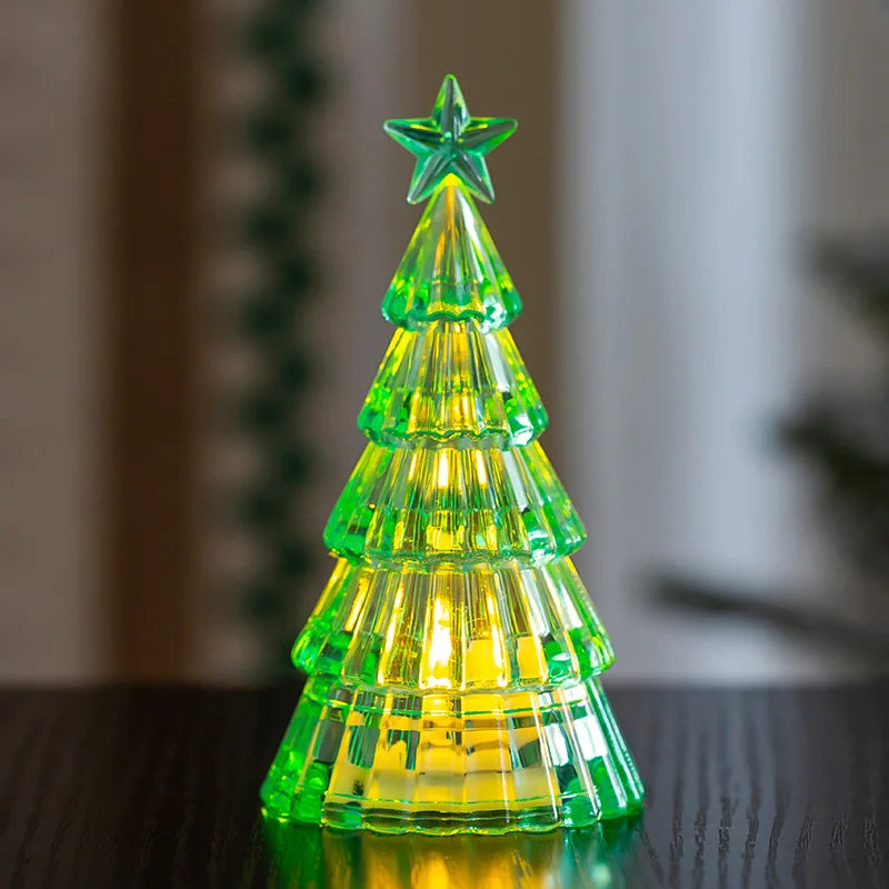 Mini Árvore Cristal Iluminada 15 cm