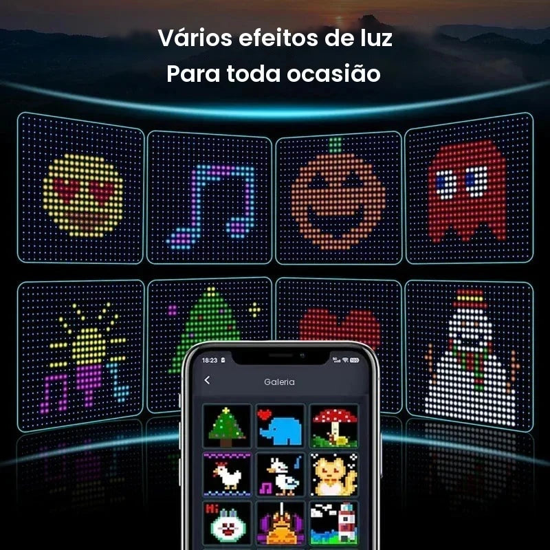 1/2PCS Luzes de Cortina LED Inteligentes, Luzes de Fada LED com Controle por Aplicativo, Sincronização Musical, Padrões DIY, Impermeáveis para Decoração de Festas Internas e Externas