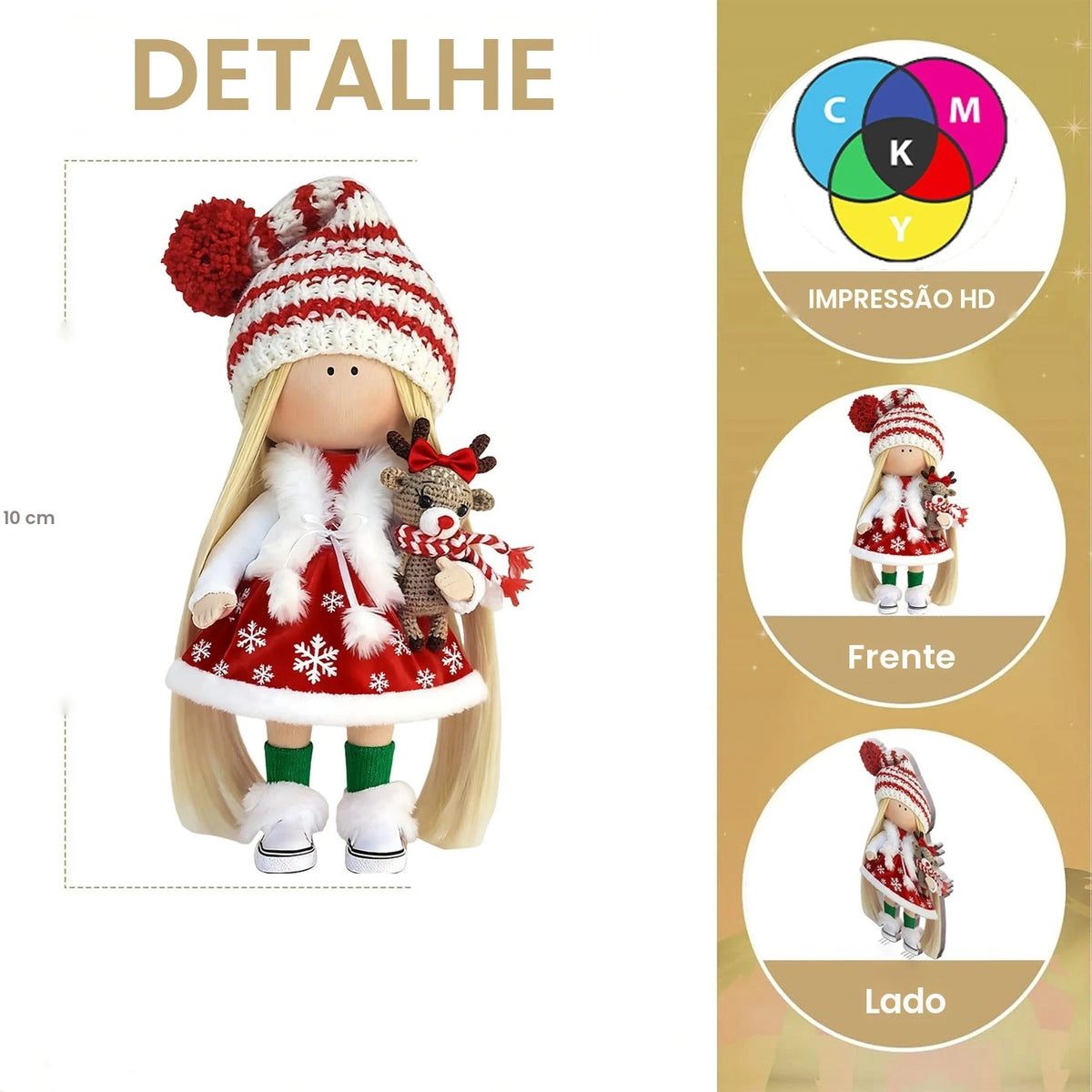 18 Peças de Bonecos de Natal de Madeira, Pingentes 2D Planos e Fofos para Árvore de Natal, Decoração para Casa e Festas, Suprimentos para Festivais