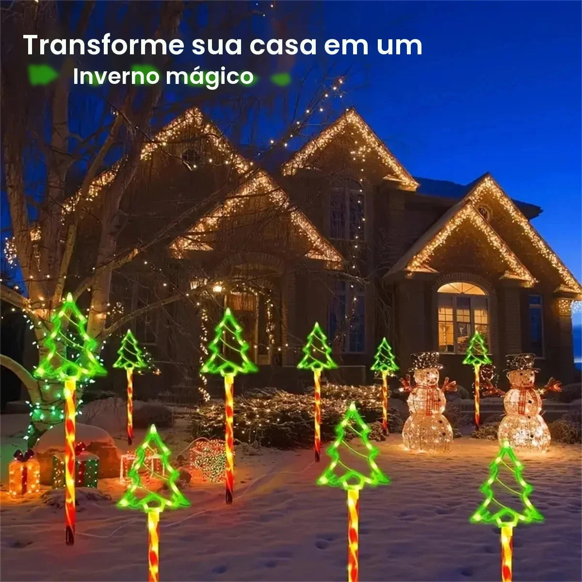 5 pc/set solar doce cana luz ao ar livre à prova dwaterproof água 8 modos montado no chão luz corda jardim pátio decoração