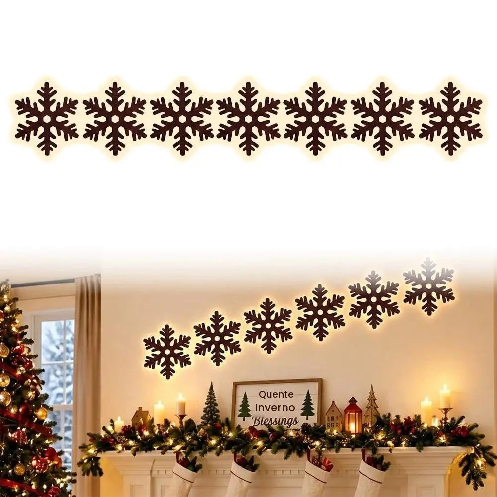 Adesivos de parede de renas luminosas com luzes LED para decoração natalina, iluminação festiva para exteriores, decoração de madeira para o feriado, presente.