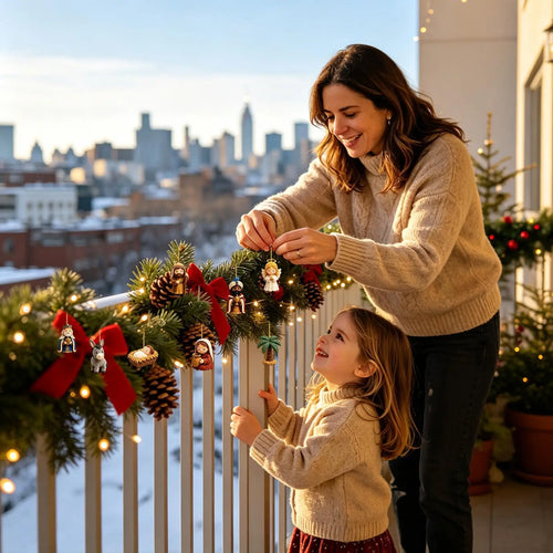 Calendário do Advento de Natal 2026, Calendário de Contagem Regressiva de 24 Dias, Conjunto de 24 Peças de Cena de Natal em Acrílico 2D, Ornamento de Parede para Festival Religioso