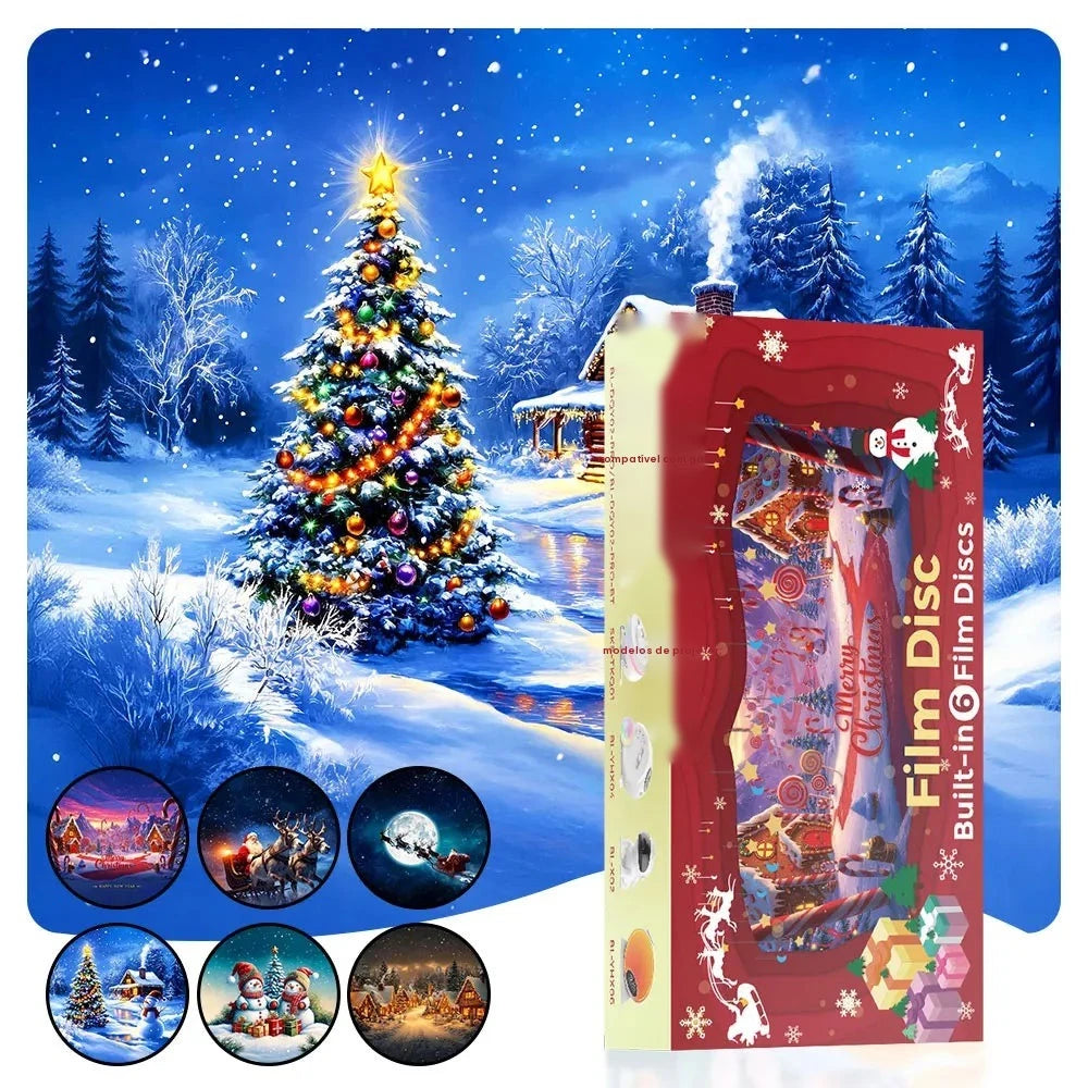Conjunto de Discos de Filme para Projetor de Galáxia de Natal, 6 Peças, Discos de Substituição de Slides de Projeção HD para Projetor de Estrelas e Projetor de Galáxia (Não Inclui)