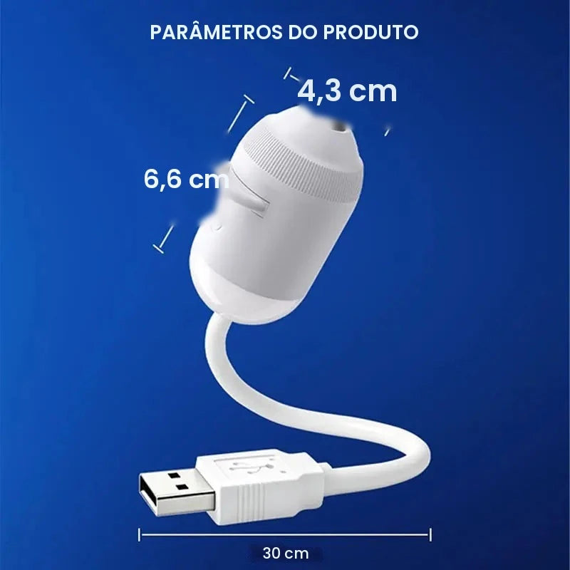 Decoração de Natal com projeção de estrelas e galáxias em HD 4K, luz noturna 360 ° Lâmpada de projeção de céu estrelado com alimentação USB e base giratória.