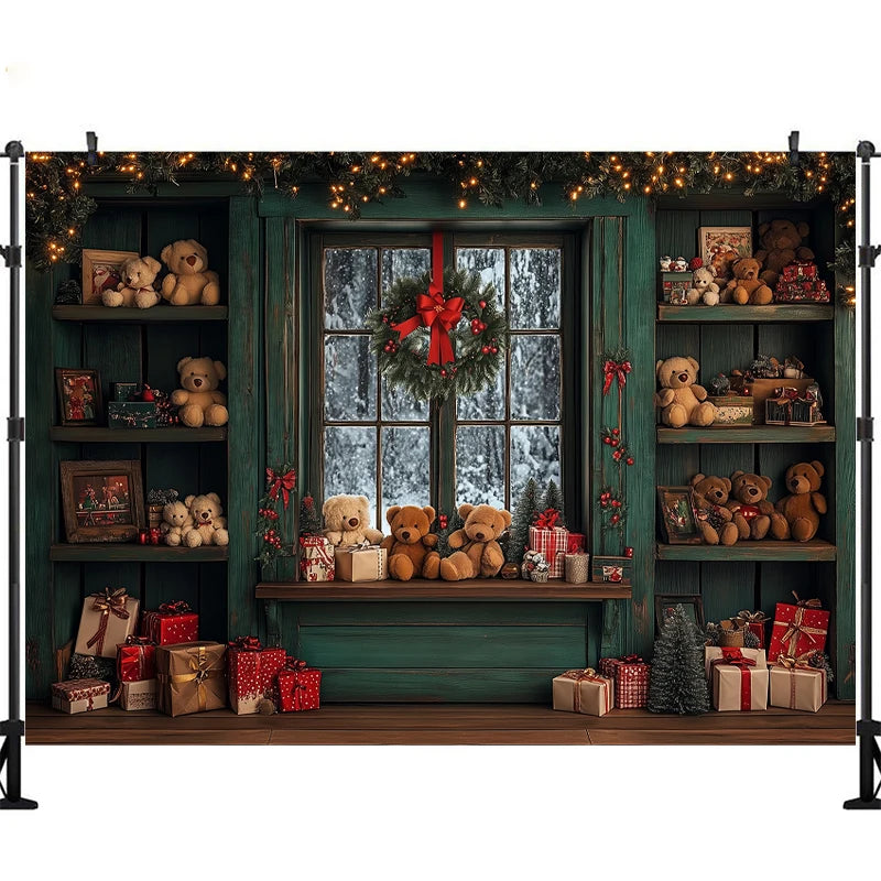 Enredo de Natal para Fotos de Crianças e Família