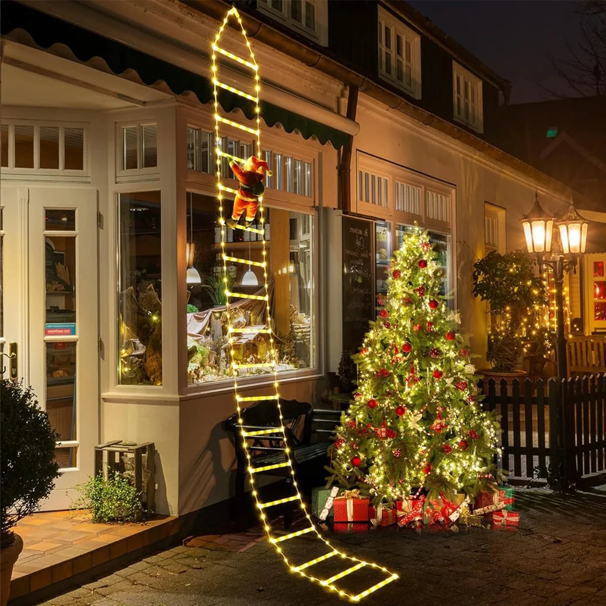 Escada do Papai Noel Iluminada 3 m