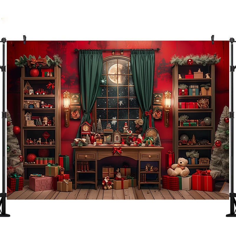 Fundo de Natal para Fotografia de Bebê e Crianças