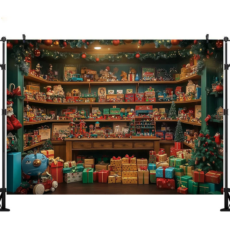 Fundo de Natal para Fotografia de Crianças