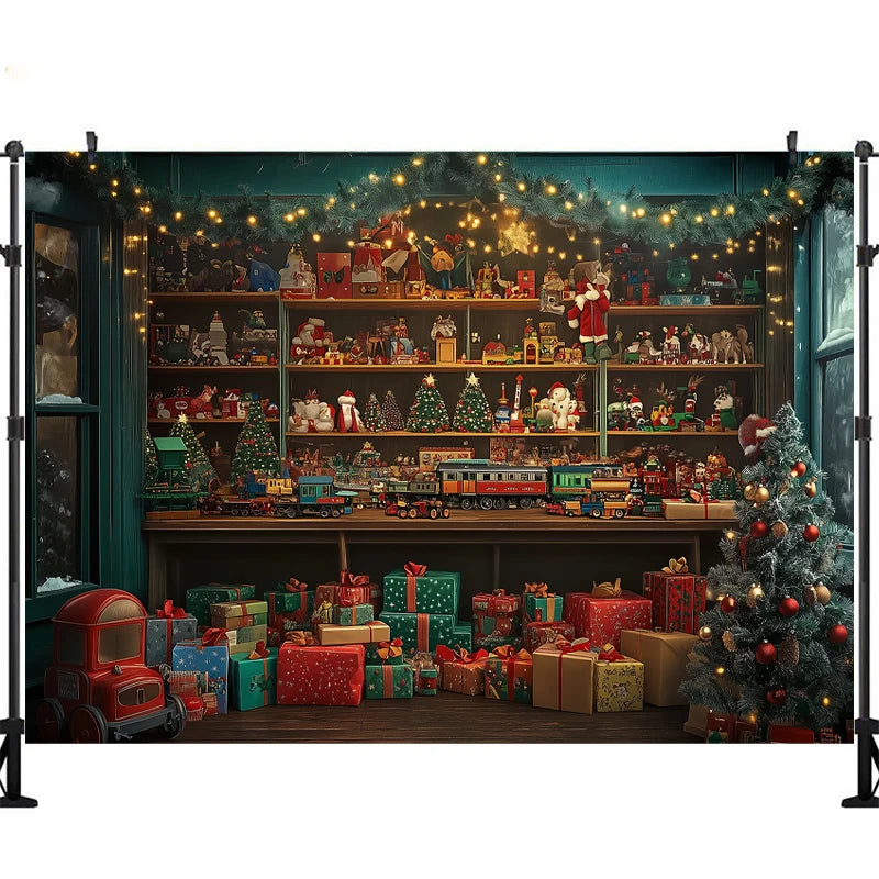 Fundo de Natal para Fotografia de Crianças