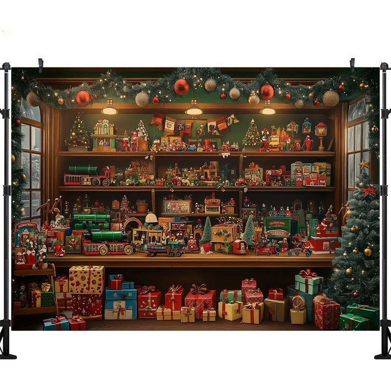 Fundo de Natal para Fotografia de Crianças
