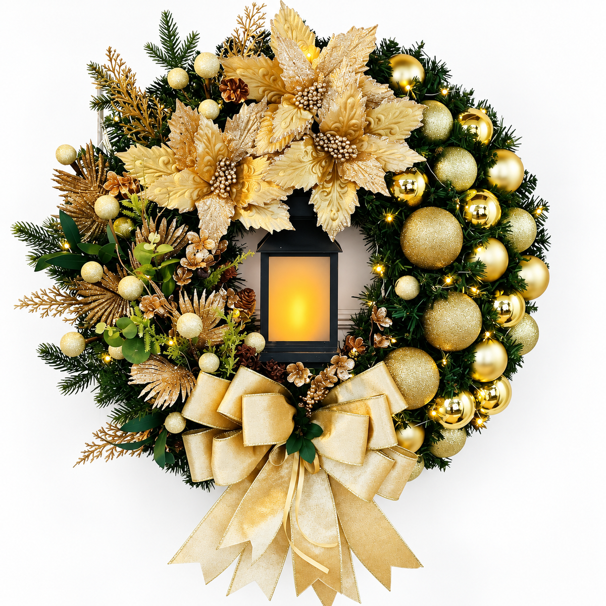 Guirlanda Iluminada de Natal 45 cm