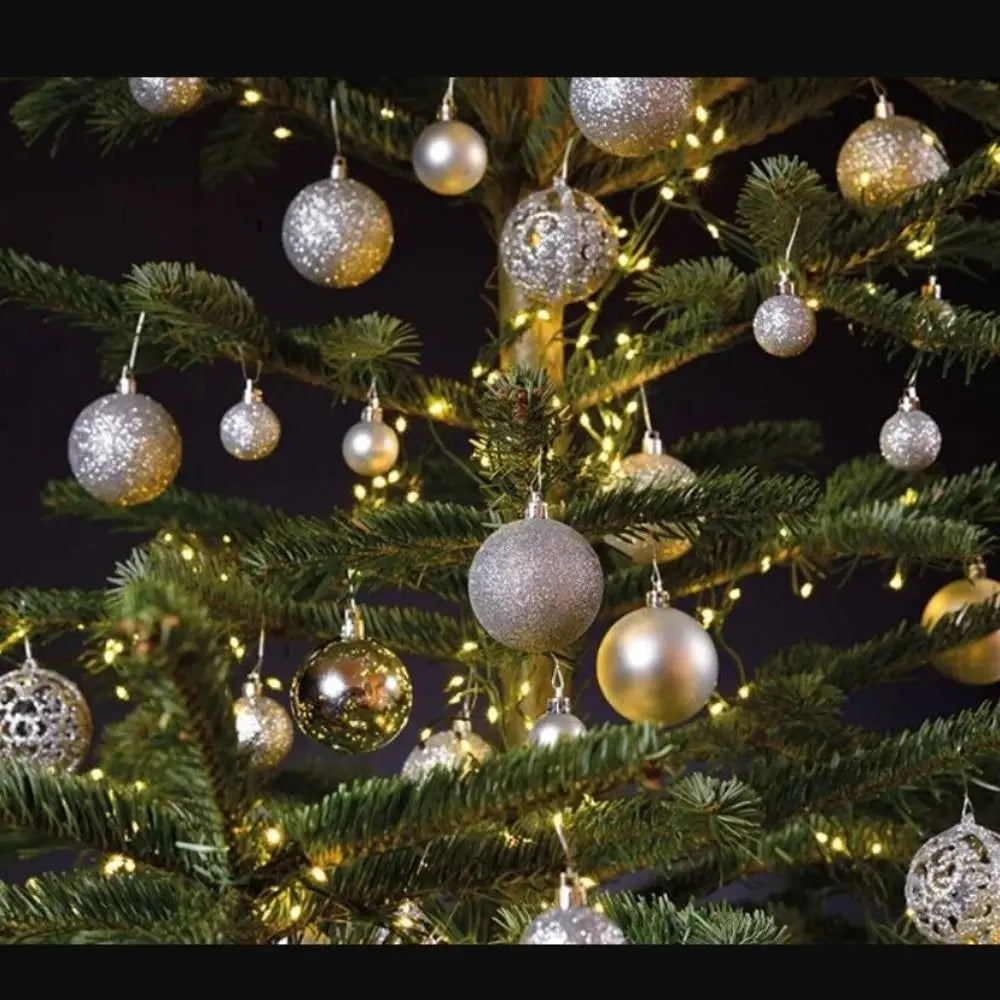 Kit 100 Bolas de Natal Elegance