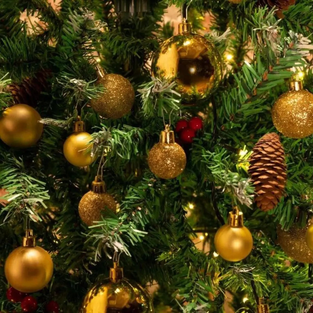Kit 100 Bolas de Natal Elegance
