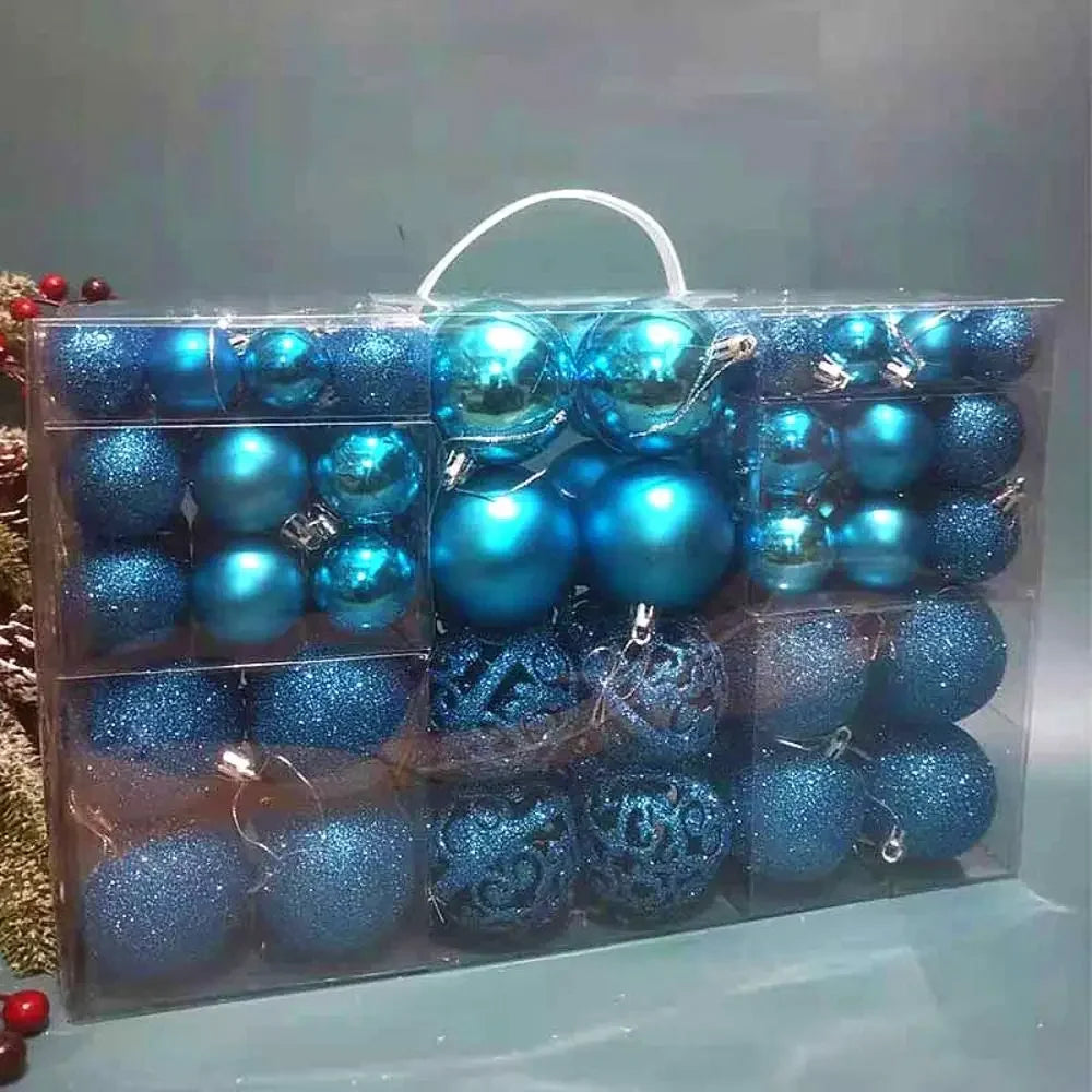 Kit 100 Bolas de Natal Elegance