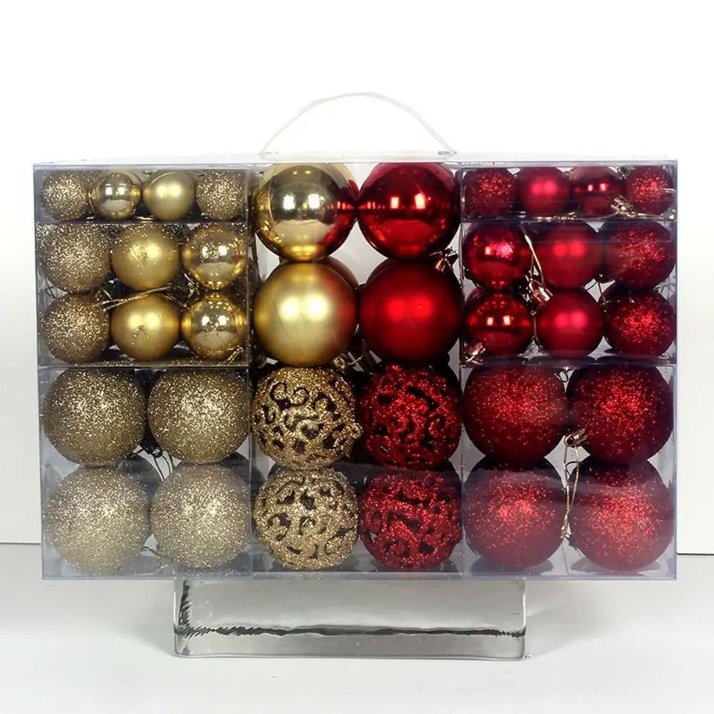Kit 100 Bolas de Natal Elegance