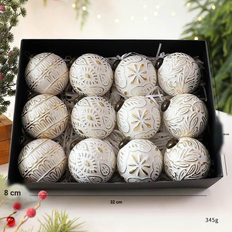 Kit 12 Bolas de Natal Decorativas