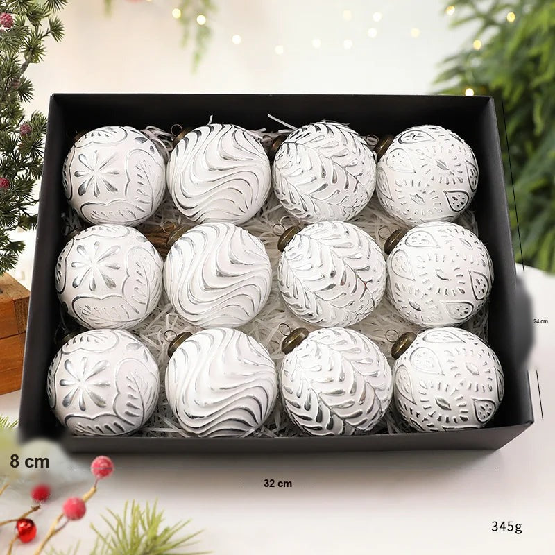 Kit 12 Bolas de Natal Decorativas