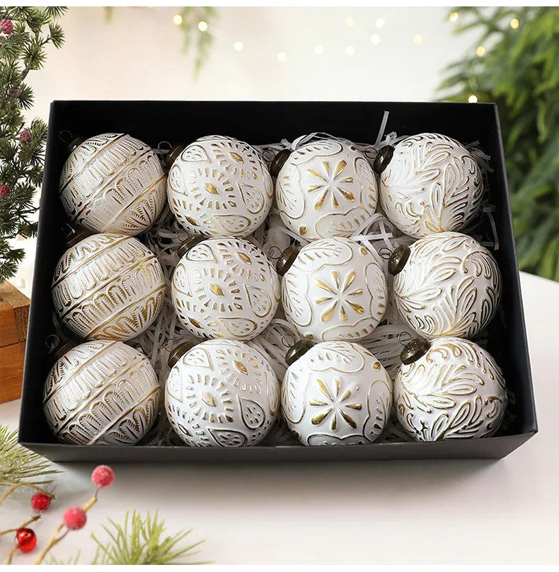 Kit 12 Bolas de Natal Decorativas