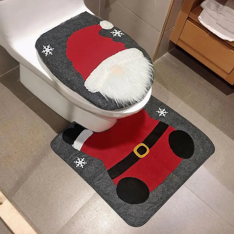 Kit Banheiro Gnomos de Natal