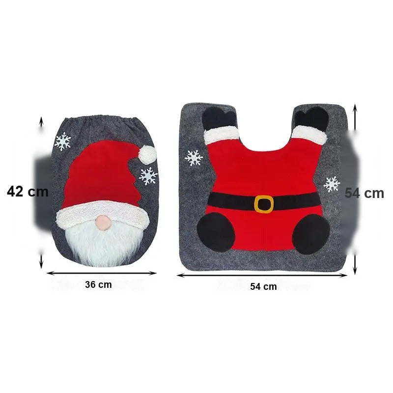 Kit Banheiro Gnomos de Natal
