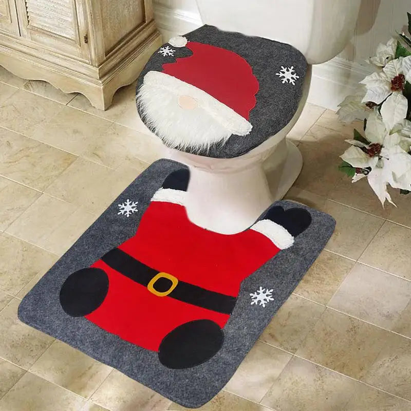Kit Banheiro Gnomos de Natal