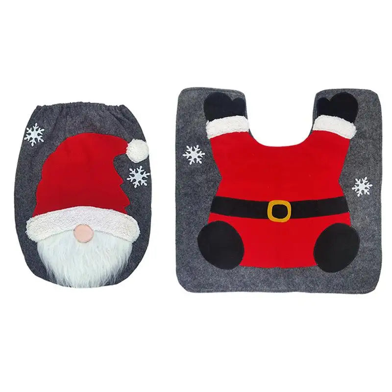 Kit Banheiro Gnomos de Natal
