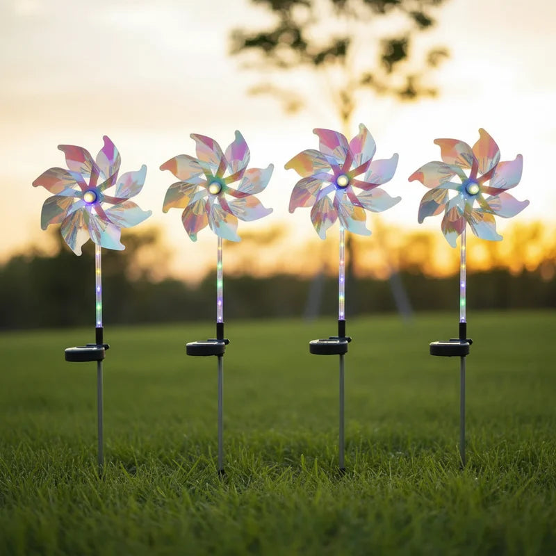Lâmpada Solar em Forma de Dente-de-Leão para Decoração de Jardim, Quintal e Paisagismo