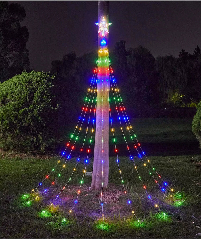 Cordão de Luz com Estrelas à Prova d'Água