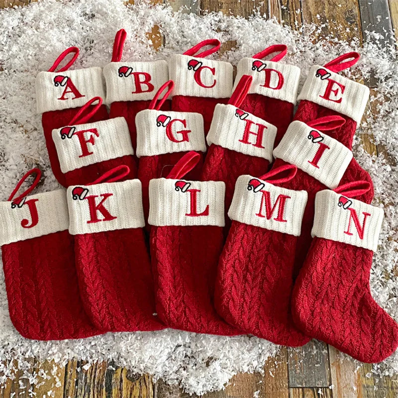 Meia de Natal com Inicial