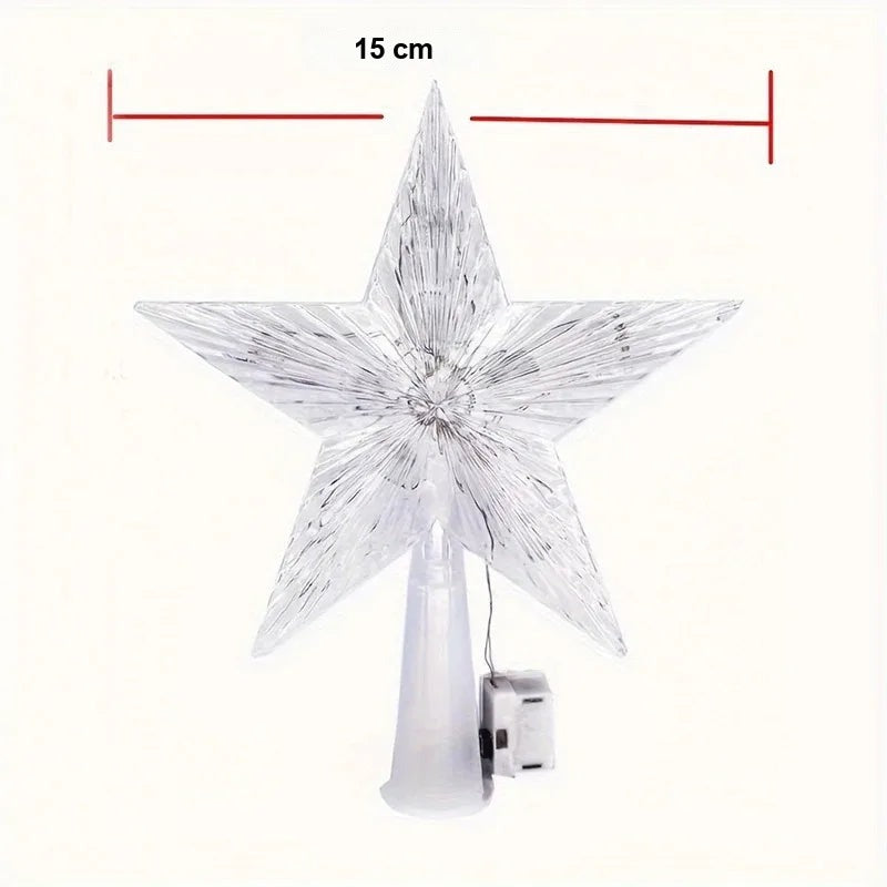 Ponteira Estrela para Árvore 15 cm