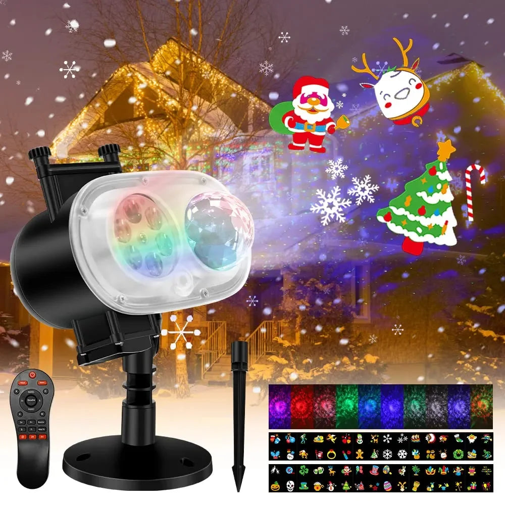 Projetor Ondas de Luz Festivas