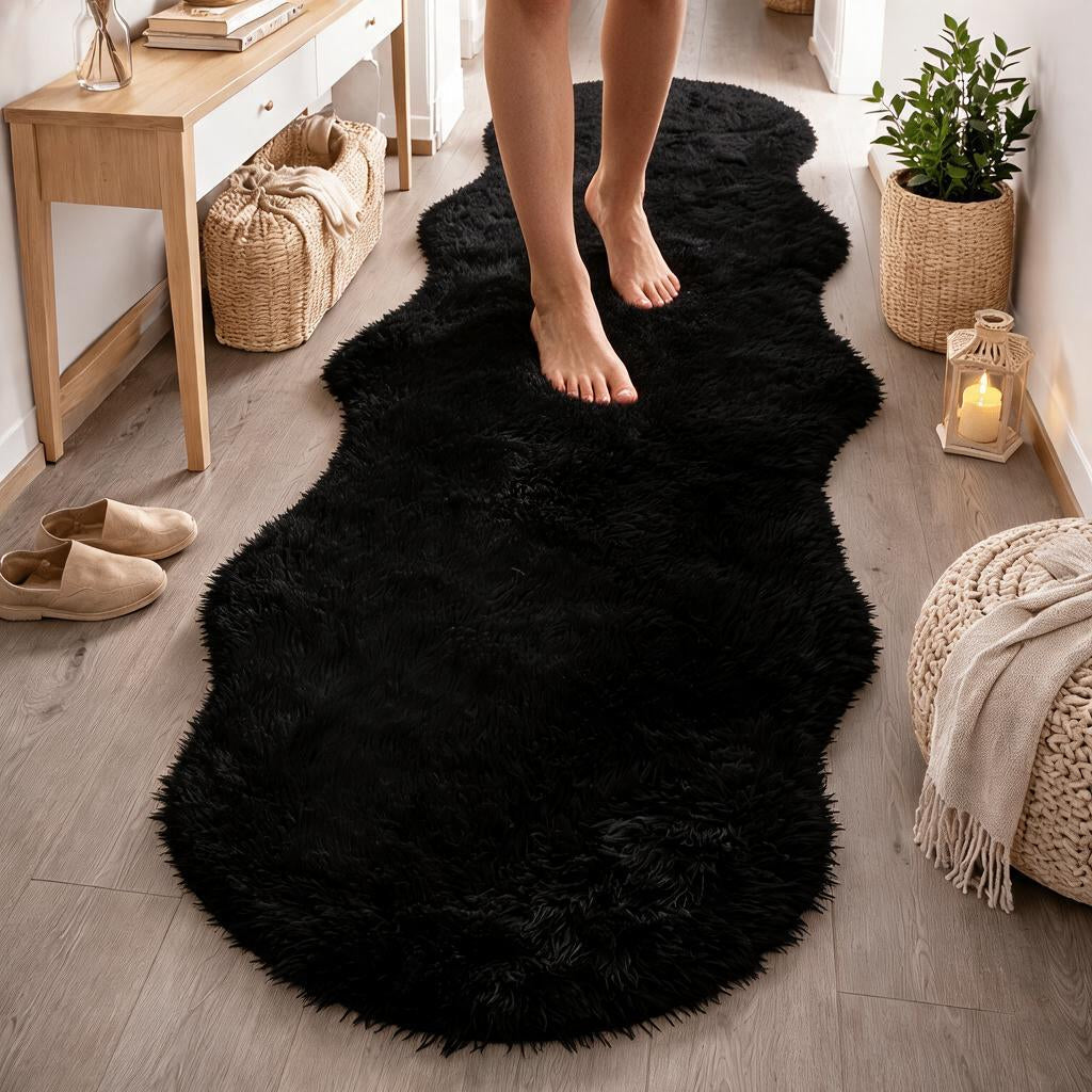 Tapete Pelo Alto Irregular 50x120cm